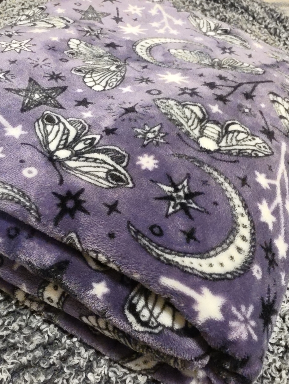 Rachel Roy Moon Stars Moths Blanket